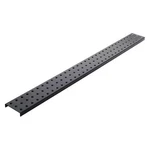 Alligatorboard Pegboard, 3in.hx32in.w, Metal, Black, Pk2 Algstrp3x32blk. Fixed Price $57.33.