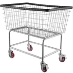 Wire Laundry Cart, 4.5 Bushel Basket With Wheels, 35''x15.7''x2. Fixed Price $154.38.