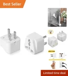 Effortless Connectivity: Bates 2 Pack Universal Plug Adapter For Global Travel. Fixed Price $24.25.