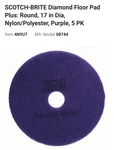 3m Scotch Brite 17" Diamond Floor Pad Plus - 08744 0187-1. Fixed Price $39.99.