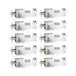 Silver Door Handle Heavy Duty Exterior With Lock And Keys Reversi.... Fixed Price $206.23.