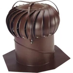 Lomanco 14 In Brown Aluminum Wind Turbine Exhaust Vent Roof Mount Energy Savings. Fixed Price $103.41.