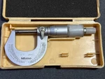 Mitutoyo 102-329-10 - Outside Micrometer 1" R .0001, Friction Lock 102-329. Fixed Price $40.00.