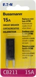 Bussmann (bp/cb211-15-rp) 15 Amp Type-i Atm Mini Circuit Breaker. Fixed Price $16.46.
