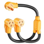 Mecmo Nema 1050p To 2x 1050r Y Splitter, Range Power Cord 3 Prong 50 Amp 250v.... Fixed Price $108.56.