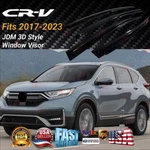 Window Vent Visors 3d Mugen Style Sun Wind Guards Fits 2017-2023 Honda Crv Cr-v. Fixed Price $38.99.