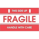 2" X 3" This Side Up Fragile Stickers Handle With Care (50 (sheet)). Fixed Price $10.97.