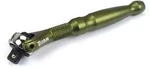 Titan Tools 11324 1/4 In. Aluminum Swivel Head Micro Ratchet, Green. Fixed Price $20.89.