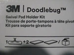 3m Doodlebug Pad Holder With 2 Pads Orange. Fixed Price $35.00.