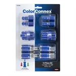 Colorconnex A72458c Coupler Plug Kit Type C 1/4in Npt Body Blue 14 Pc. Fixed Price $35.98.