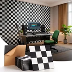 Soundsbay Soundproof Wall Panels Self-adhesive Acoustic 12 Pack. Fixed Price $48.35.