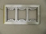 Thomas & Betts Carpet Plate For Floor Boxes 3-gang 10-5/8" X6-1/8" P 64 3g Cp Al. Fixed Price $174.90.
