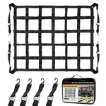 Cargo Net For Pickup Truck Bed Adjustable 42"x50" Netting Wit.... Fixed Price $69.02.