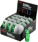 Milton 777ac-20 Colorfit Plugs, A-style Green, 1/4" Npt Male, Box Of 20. Fixed Price $18.95.