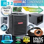 Goodman 3 Ton Central Air Conditioning Condenser & Horizontal Coil R32 Ac System. Fixed Price $3337.00.
