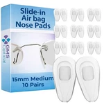 Gms Optical 2.8mm Med-thick/15mm Medium Length - Air Bag Slide In Silicone No.... Fixed Price $22.51.