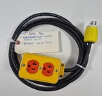 Daniel Woodhead 3000 Series Double Outlet With 10' 16/4 Soow Cord, Bryant Plug. Fixed Price $102.50.