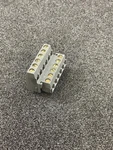 140-b-151/12 - Weco 12 Pos Two Tier Terminal Block, 5mm Pitch. Fixed Price $8.00.