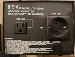 Ipdc Tc-1000a Up/down Power Converter Max Capacity 1000 Watts(va). Fixed Price $40.00.