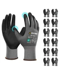 Dulfine Safety Work Gloves Microfoam Nitrile Coated-12 Pairs Pack,s... Fast Ship. Fixed Price $49.99.