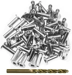 Protector Sleeves For 1/8" Wire Rope Cable Railing Deck, Wood Posts, Diy Balu.... Fixed Price $38.73.
