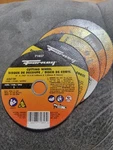 Lot Of 5 Forney 71857 Aluminum Oxide Metal Grinding Wheel 4 Dia. X 0.040 Thick. Fixed Price $38.99.