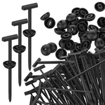 Tahexun Nylon Universal Cable Tie Buckle, Multifunctional Snap 90mm, Black. Fixed Price $14.76.
