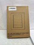 Ply Gem Rectgv - Almond Rectangle Gable Vents, 14" X 20". Fixed Price $44.99.