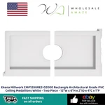 Ekena Millwork Cmp12x6re2-02000 Rectangle Architectural Grade Pvc Ceiling. Fixed Price $29.99.