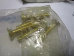 3/8"-16 X 2" Brass Slotted Flat Head Machine Screw Qty 5. Fixed Price $20.00.