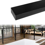 Muzata 6'6" Aluminum Handrail Rectangular Cable Railing Flat Top Hl10. Fixed Price $99.99.