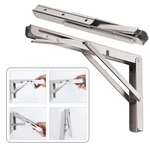 Clt 22'' Folding Shelf Brackets Max. Load 550 Lb, Heavy Duty Stainless Steel .... Fixed Price $55.28.
