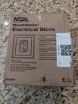 Mountmaster Electrical Block 1 Unit 7" X 8" Color 372 M Berry Red. Fixed Price $19.99.
