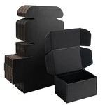 7x5x4 Black Shipping Boxes Small - 25 Pack Corrugated Cardboard Mailer .... Fixed Price $50.94.
