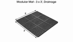 Uline Modular Mat-drainage 3x3 New. Fixed Price $64.99.