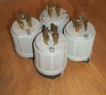 Lot Of 4 Hart-lock 20a 250v 30 Male Twist-lock Plug. Fixed Price $16.25.