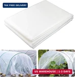 Yowlieu 6 Mil Clear Greenhouse Plastic Sheeting, 6.5' X 9.8' Uv Resistant Polyet. Fixed Price $15.61.