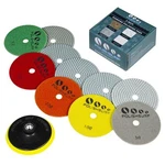 5 Inch Diamond Concrete Polishing Pads Wet Dry Set For Quartz Marble Stone Count. Fixed Price $34.83.