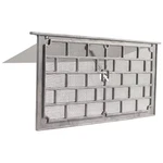 Master Flow Grill Style 16 In. X 8 Mill Aluminum Foundation Vent. Fixed Price $27.99.