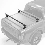 Adjustable 71.3 Truck Bed Rack Cross Long Pattern , Black. Fixed Price $294.17.