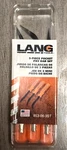 Lang Tools 3pc 5" Mini Pocket Pry Bar Set, Orange, Made In The Usa #853-06-3st. Fixed Price $36.26.