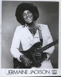 1977 Press Photo Singer & Songwriter Jermaine Jackson Posing With Guitar. Fixed Price $24.99.