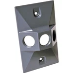 Hubbell 5189-0 Cover, Cluster, Lampholder, 4-19/32 In L, 2-27/32 W, Rectangul. Fixed Price $14.30.