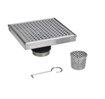 Oatey Dss2060r2 Designline 6 X In. Stainless Steel Square Shower Drain Cover. Fixed Price $27.00.
