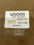 Wsoox 5pc Bullnose Beading Router Bit Set 1/4 Shank Carbide-tipped. Fixed Price $39.99.