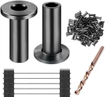 Cke 100 Pack T316 Black Stainless Steel Protector Sleeves For 1/8" Cable Deck.... Fixed Price $56.75.