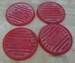 4 Zipwall Grip Discs Non Slip Pads, Gd-2 Gd2- Zip Wall 4pak 4x Free Ship. Fixed Price $10.99.