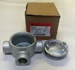 Crouse Hinds,guat36,conduit Outlet Box W/ Cover Nos. Fixed Price $40.00.