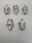 New Dynaflo 1/4"-18 Straight Steel Zinc Grease Fitting With Ball Check; Qty 5. Fixed Price $8.99.