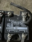 Crydom D1240-10 Solid State Relay - Input 3-32v, Output 120v. 40a. Fixed Price $19.00.